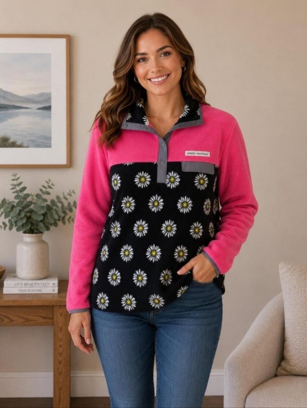 Simply Southern Simply Fleece Daisy